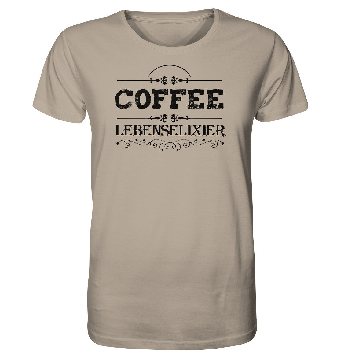 kaffee lebenselixier coffee - organic shirt 1