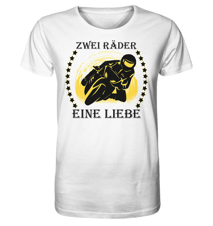 Zwei Räder, eine Liebe - Motorrad Bike Leidenschaft - Organic Shirt