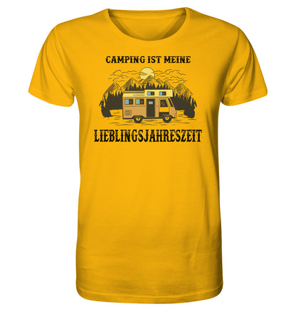 Camping ist meine Lieblingsjahreszeit - Organic Shirt