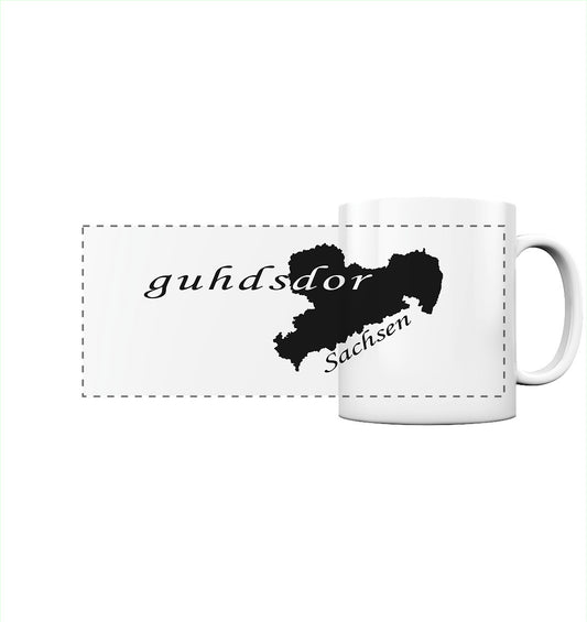 guhdsdor - mein Guter - Sächsisch - Dialekt - Panorama Tasse