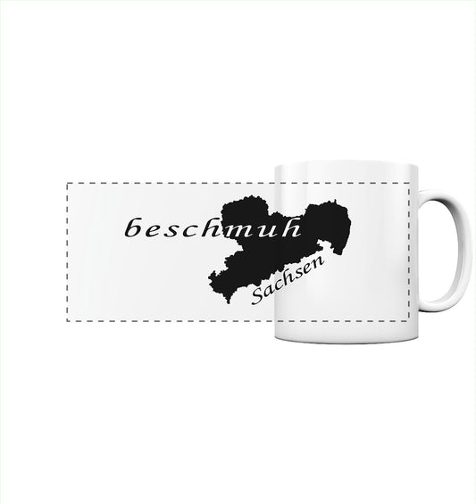 beschmuh - Sachsen - Sächsisch - Dialekt - Panorama Tasse