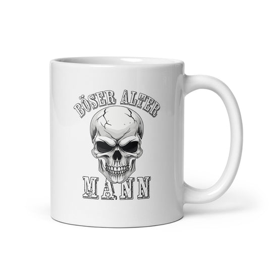 Böser Alter Mann - glänzende Tasse